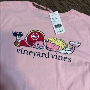 Vineyard Vines Pink Whale Graphic T-Shirt